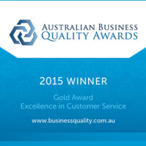 Australian Business Quality Awards - Gold Winner